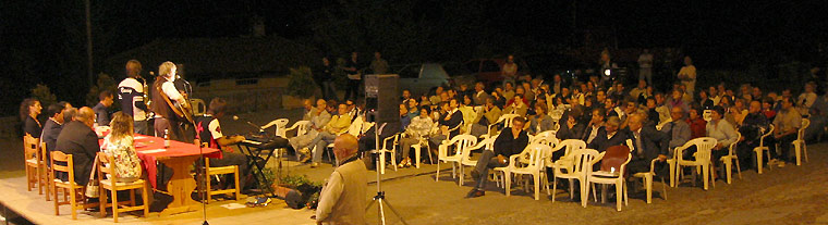 Panoramica Premio Dossena 2005  - Serata finale (Foto Piero Gritti)