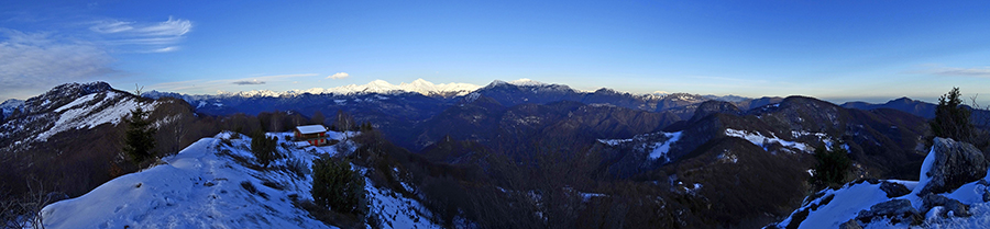 Panorama dalla vetta del Pizzo Cerro (1285 m)