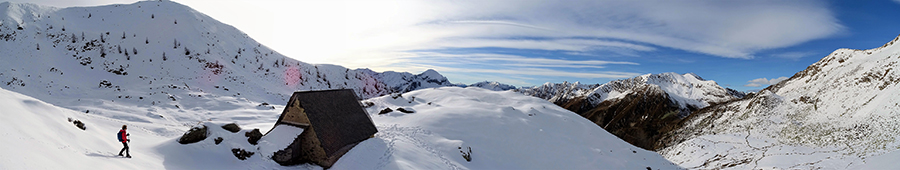 Panorama dalla Baita Pianadei (2095 m)