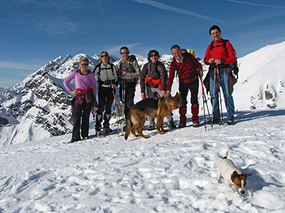 Salita invernale dai Piani al MONTE AVARO (2088 m.) il 24 gennaio 2009 - FOTOGALLERY
