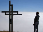 Paola alla croce di cima Sodadura - foto Gila 14 ott 07