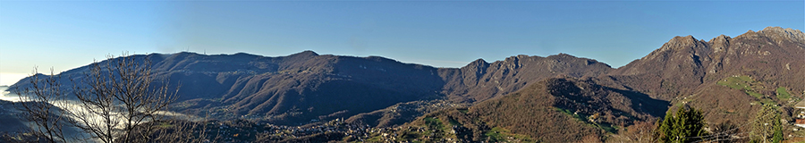 Vista panoramica sulla Valle Imagna