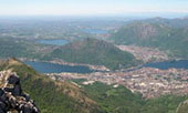 Da cima Resegone vista su Lecco, il lago e dintorni - foto Marco Vitali (Camminando per monti)