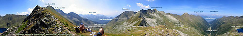Dal Passo del Publino (2368) panoramica a 360&deg; su Alpi Orobie e Alpi Retiche