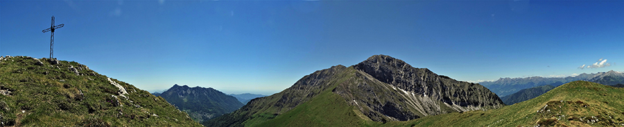 Monti Vindiolo e Vetro ad anello da Zorzone-Pian Bracca (13-6-19) 
