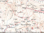 Cartina 'Itinerario naturalistico 'A. Curò' - CAI-BG