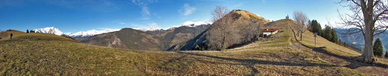 Panorama da Cima Blum verso la Valzurio e Cima Paré