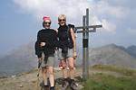 Gila (Gigliola) ed Enza alla Croce del Sodadura - foto  da Gigliola Ziglioli