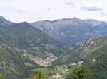 Da Somendenna di Zogno vista verso Spino al Brembo, S. Pellegrino e i monti Cancervo e Venturosa - foto Jessica Gritti
