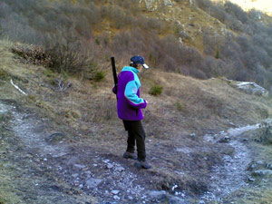 Dalla Baita della Vecchia...ritorno a casa - foto Massimo Capelli 26 nov. 07