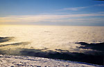 Dal monte Linzone...un mare di nebbia sulla pianura padana - foto Mauro Gritti