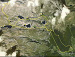 Tracciato percorso GPS - Cabianca da Bortolotti su cartina  3D Google