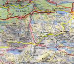 Cartina traversata Pizzo del Becco-Monte Cabianca
