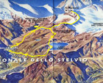 Cartina salita a Cima Marmotta