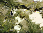 Tracciato percorso GPS - Cima Giovanni Paolo II - Pizzo Farno – Monte Pradella su cartina 3D Google