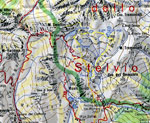 Cartina salita Monte Serrotini