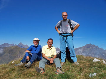 Da Tezzi Alti di Gandellino salita dalla Val Sedornia al Pizzo di Petto, Vigna Vaga e Passo di Fontanamora il 30 settembre 2009- FOTOGALLERY