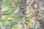 Cartina salita Monte Vigna Vaga 