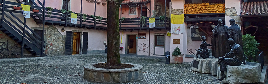 Cortile della casa natale di Angelo Giuseppe Roncalli