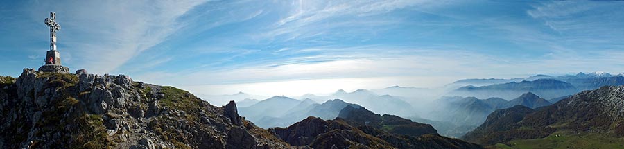 Panoramica da Cima Alben verso sud