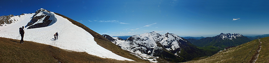 Cresta sud di salita in Arera