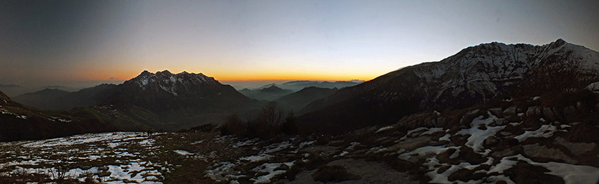Tramonto in Alpe Arera
