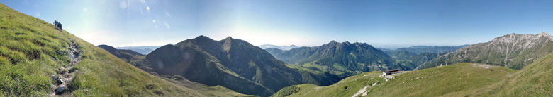 Salendo dal Rifugio Capanna 2000 al Pizzo Arera
