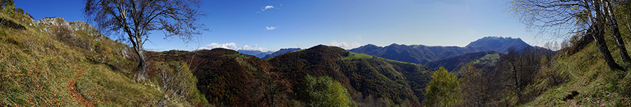 Panorama dal sentiero 21 D.O.L.