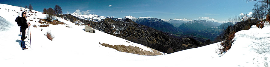 Sentiero 151 alla 'Sella' bassa (1380 m.)