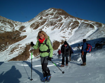Invernale in Cima Camplano dal Passo-Monte di Zambla il 25 gennaio 2012 - FOTOGALLERY
