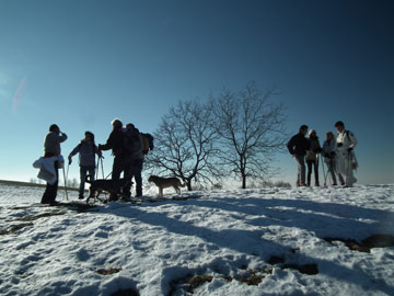 In CANTO ALTO salendo da Cler di Sedrina e dai Prati Parini il 12 dicembre 2010 - FOTOGALLERY