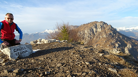 CASTEL REGINA (1424 m) e PIZZO CERRO ( 1285 m) ad anello da Catremerio il 14 dicembre 2017 - FOTOGALLERY