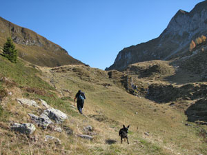 Verso il Passo San Simone