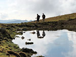 Camminanddo sui Piani dell'Alben presso il Rif. Gherardi in Val Taleggio