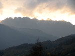 Tramonto autunnale sul Resegone