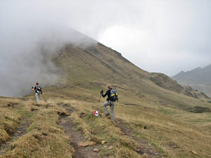 Passaggio alle falde del Sodadura - foto Piero Gritti 14 ott 07