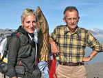 Gila e Piero alla Madonnina di cima Sodadura - foto Paola 14 ott 07