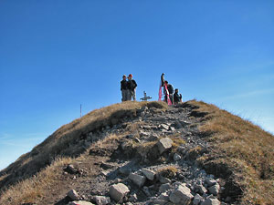 Arrrivo in vetta al Sodadura (2010 m) in pieno sole! - foto Piero Gritti 14 ott 07