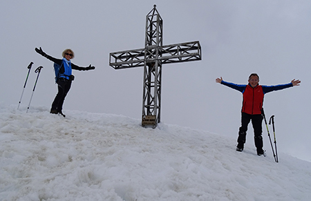 Sulle nevi di Cima Grem dal Passo di Zambla il 23 marzo 2016 - FOTOGALLERY