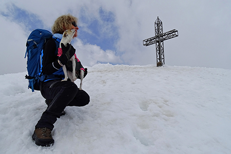 Sulle nevi di Cima Grem dal Passo di Zambla il 23 marzo 2016 - FOTOGALLERY