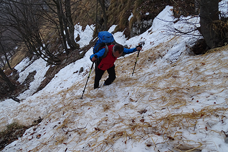 Sulle nevi di Cima Grem dal Passo di Zambla il 23 marzo 2016 - FOTOGALLERY