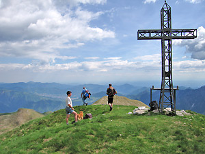 Dalla vetat visat verso sud-est