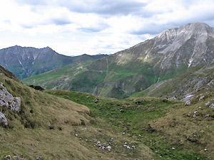 Dalla selletat vista sul sentiero 237