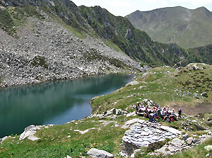 Escursionisti delle 'Stelle Alpine' di Monza ai Laghi di Porcile