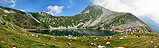 Panoramica sul Lago Moro e. sullo sfondo, il Corno Stella