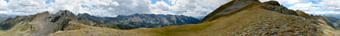 Pnoramica a 360° dfal Passo di Venina (mt.2442)