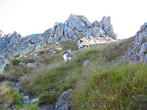 Ultima rampa ed eccoci al Passo della Selletta