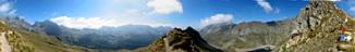 Panoramica a 360° dal Passo della Selletta (mt.2372)