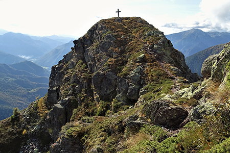 MONTE MINCUCCO (croce 1832 m - cima 2001 m) ad anello dal piano del Lago di Valmora il 17 ottobre 2019 - FOTOGALLERY