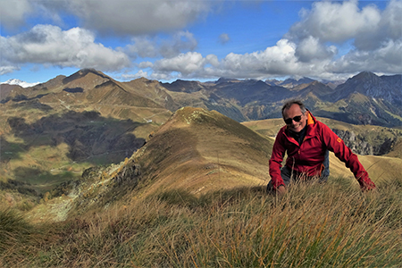 MONTE MINCUCCO (croce 1832 m - cima 2001 m) ad anello dal piano del Lago di Valmora il 17 ottobre 2019 - FOTOGALLERY